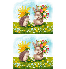 22/60 Набор полотенец вафельных (Для любимых) 2 шт.