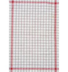 1-17 Полотенце (Клетка) красный