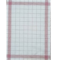 1-9 Полотенце (Клетка) красный