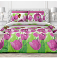 120 Ткань Бязь Комфорт (Тюльпаны)