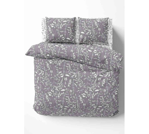 20с253 Ткань Поплин (Ботаника) серый