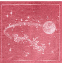 16с-11 Салфетка (Рождество) 45*45 красный