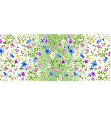 904 Ткань Рогожка (Лето у бабушки)