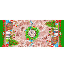 904 Ткань Рогожка (Щелкунчик) 