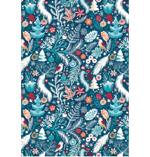 12с35 Ткань Рогожка (Сказочный мир) 