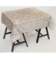 07с-36 Скатерть "Французский мотив" бежевый 140*180