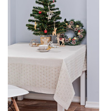 191099 Скатерть "Романтическая роза" с люрексом 150*178