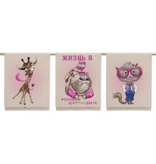 22/149 Набор полотенец (Розовый кот) 45*60 см