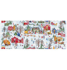 149 Полотно вафельное 150 см (Зимние каникулы)