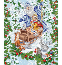 60 Полотно вафельное 50 см (Сказка)